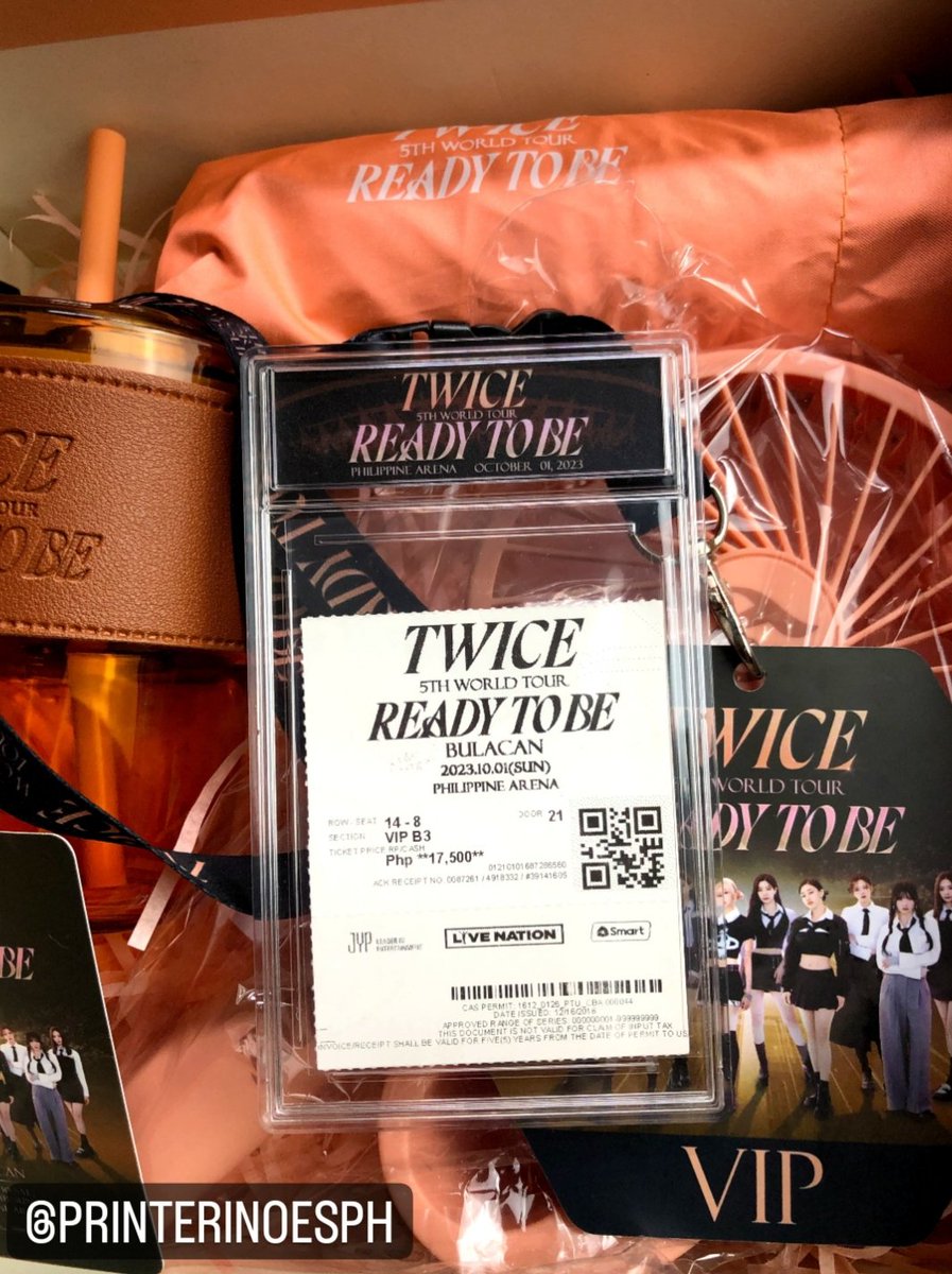 WTS LFB
TWICE READY TO BE BULACAN TICKET CASE
DAY 1 &amp; DAY 2
ONHAND READY TO SHIP

185 PHP

Available sa Shopee
@PRINTERINOESPH or pm for link

With stand, stickers, poca and random conffetti included

#TWICE_5TH_WORLD_TOUR_BULACAN
#TWICEinPH
KPOP CONCERT PH MANILA ONCES