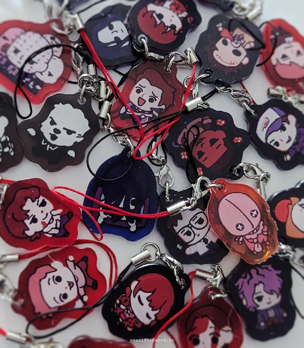 For Halloween month, I've decided to turn every horrifying creature, critter, and icon into tiny babies. Mini charms up now 
