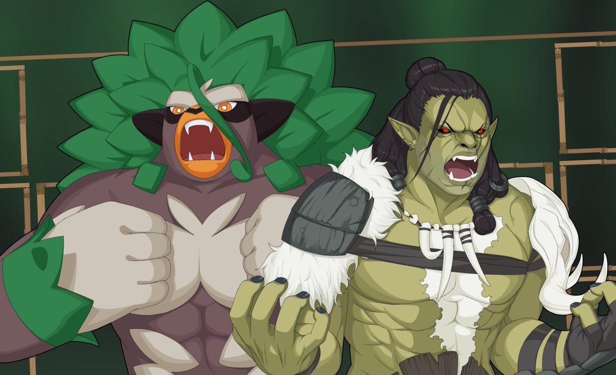 PapyrCollective's tweet photo. For all the #BruteNation, we think that Rhinar and Rillaboom are the perfect match!
🌲🌲🌲
#fabtcg fanart playmat available on Etsy now: https://t.co/tpbNiTJy33 https://t.co/KBQe2TL0Hs
