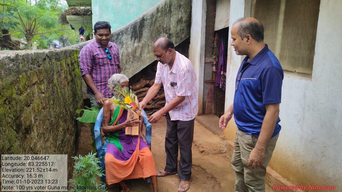 BdoKesinga's tweet photo. Facilitate the 100 years voters of Kesinga Block namely
#Kalahandi District, #cmoodisha, #MoSarkar, #PRdepartment, #Kldelection
@CMO_Odisha @MoSarkar5T @OdishaCeo @PRdepartmentOdisha
@Sdm_bhawanipatna @DmKalhandi @ZPkalahandi https://t.co/BiUPNsYP0T