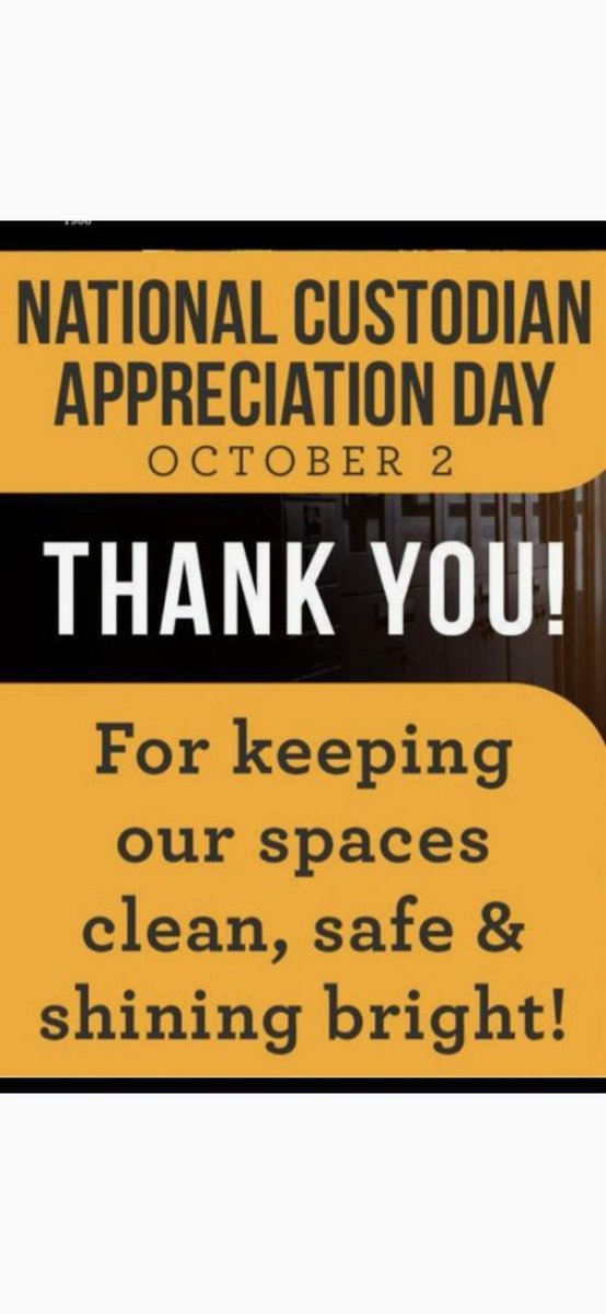 JamieRob06's tweet photo. We want to send a big shout out and thank you to our custodial team for keeping our school safe and clean! Thank you Mr. Ray, Mr. Larry, Ms. Carmen and Ms. Elizabeth! We love and appreciate you! @starkevcs
@DrCathyCortes #KoalaPRIDE https://t.co/hAmdy023l7