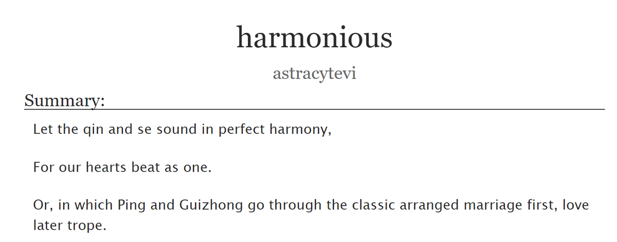 Getting on the tail end to present a 16k word monster for #guiping nation!
Written for <a href="/genshinbigbang/">Genshin Rarepair: Big Bang</a>
- vague Chinese historical AU
- Arranged marriage first love later
Complimentary art by <a href="/m0onie9/">Moonie 🌙 back to working!</a> 

Ao3: archiveofourown.org/works/50480623…