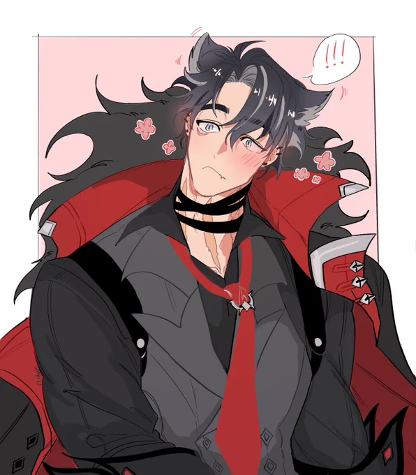 just a little doggy boy excited to see a certain otter ⛓️🌧️ #wriolette #リオヌヴィ