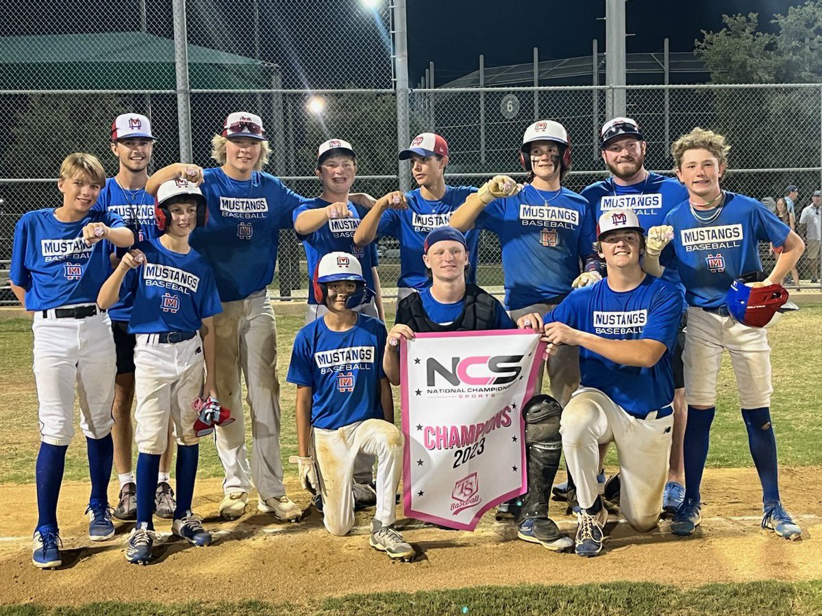 chip_purtell's tweet photo. Great weekend with the #DallasMustangs. Won the NCS Championship. Threw out 4 runners stealing 2nd, hit .667 with an OBP of .800 (got HBP twice). A few clips from this evening…. @DfwSho @JimmyFPSports https://t.co/5Afi2mL1DN