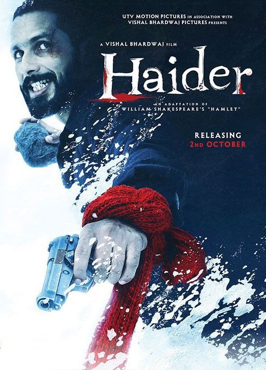 Flickfables's tweet photo. #OnThisDay #Day52 #Episode166

Celebrating 9 Years of ‘Haider’

Today, in 2014, Hindi Crime thriller film directed by #VishalBhardwaj Haider was released. It stars #ShahidKapoor #Tabu #KayKayMenon #ShraddhaKapoor &amp; #IrrfanKhan.

#Haider #Bollywood #HindiCinema #Hamlet #Movie https://t.co/lNODEsciNt