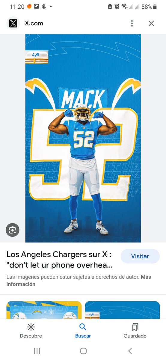 ChargersFansMx's tweet photo. Congratulations from Chargers Fans Mx, Khalil Mack @FiftyDeuce, you breaks the Chargers' sack record (6) https://t.co/uzZTLldGjT