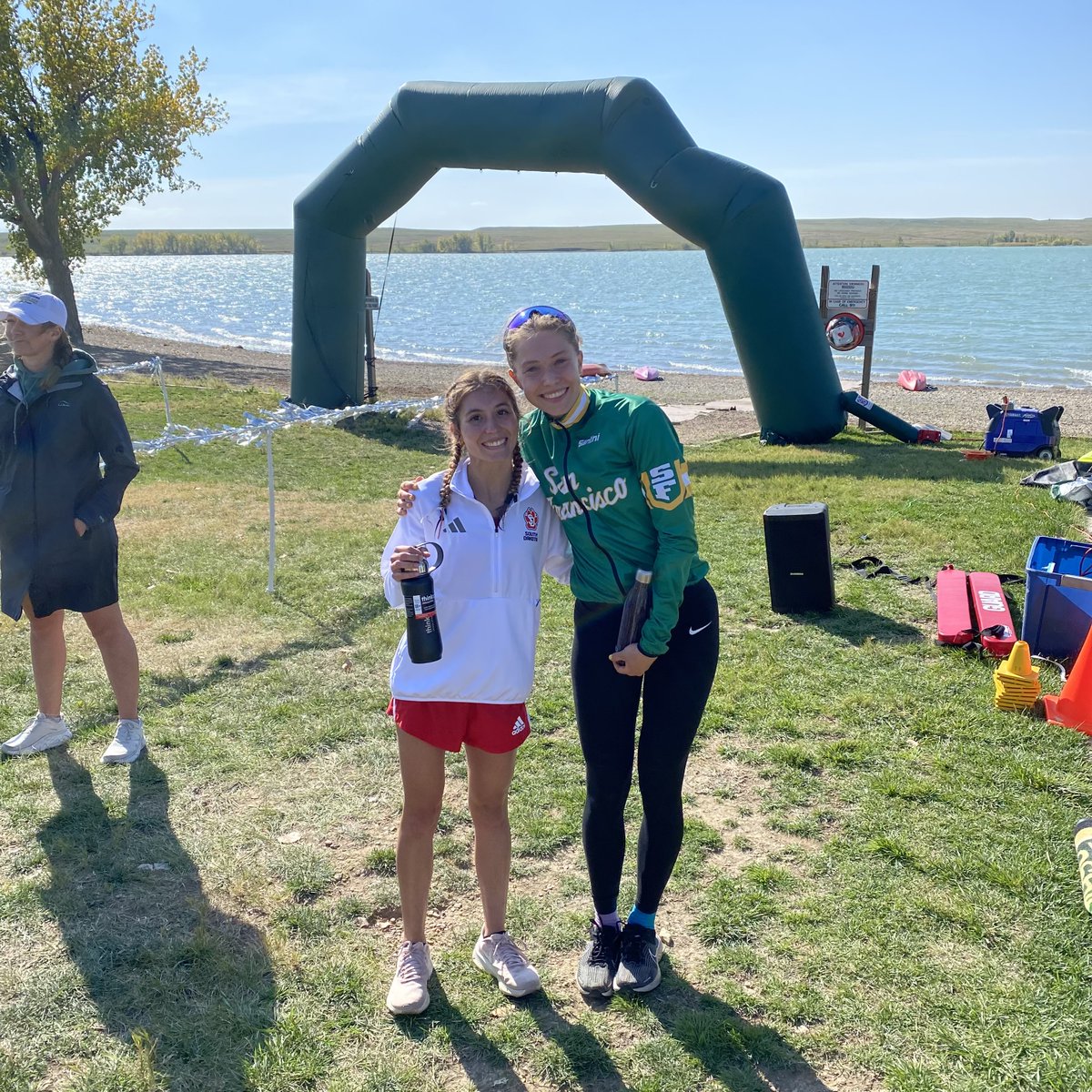USFTriathlon's tweet photo. Winner winner 🏆

Your Dons finish first overall as a team at the Black Hills Collegiate Cup as Maite Kuestner also grabs her first collegiate win 🙌

📰Full Recap: https://t.co/NprQ52jvSn

#USFDons https://t.co/bVSMUkXUUh