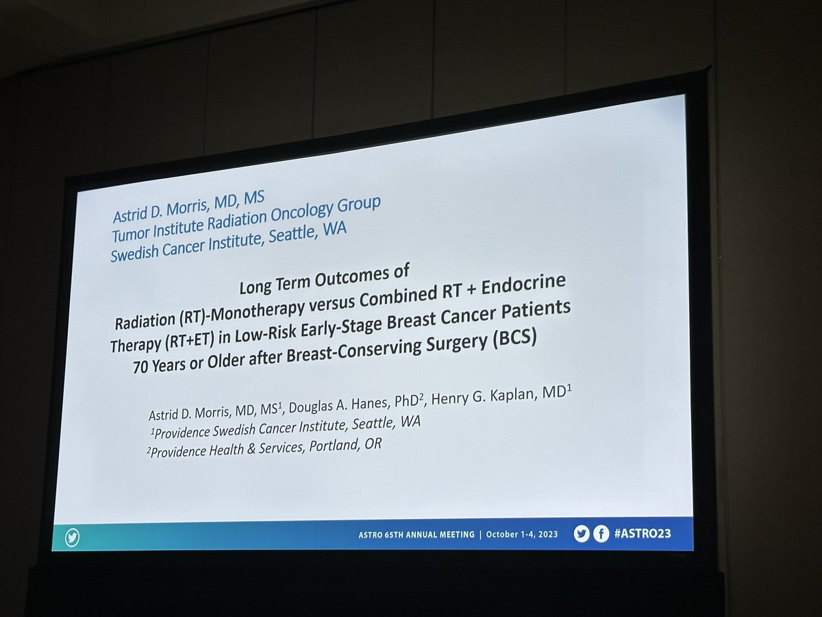 BLawenda's tweet photo. The vast majority of T1NO, ER/PR+, HER- breast cancers have excellent outcomes w/ adjuvant RT alone. The addition of endocrine therapy after RT doesn’t improve LC or survival…but it does add years of side effects and cost. Patients need to know RT-alone is an option. https://t.co/sJYMDoaVaM