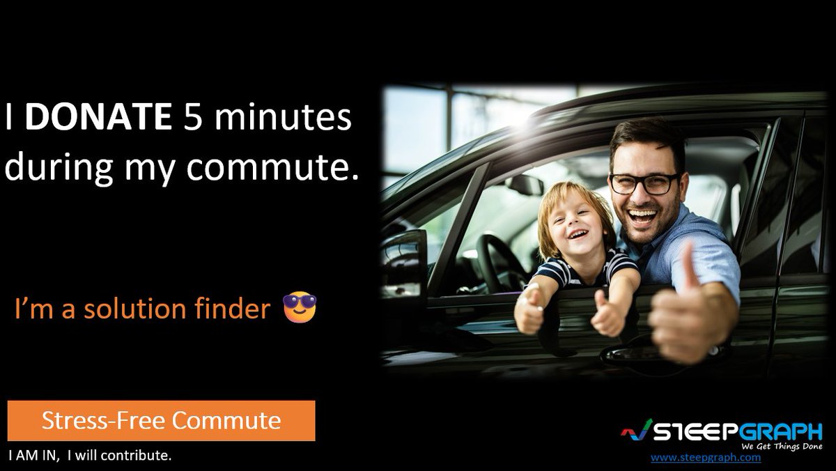 steepgraph's tweet image. As well, we all live in a stressful world. The commute is a major source of stress for most of us.

Let’s unite to 𝐃𝐄𝐕𝐄𝐋𝐎𝐏 𝐚 𝐍𝐄𝐖 𝐂𝐔𝐋𝐓𝐔𝐑𝐄 of 𝐃𝐑𝐈𝐕𝐈𝐍𝐆 for a 𝐁𝐄𝐓𝐓𝐄𝐑 𝐈𝐍𝐃𝐈𝐀.

Initiative
SteepGraph Systems
steepgraph.com