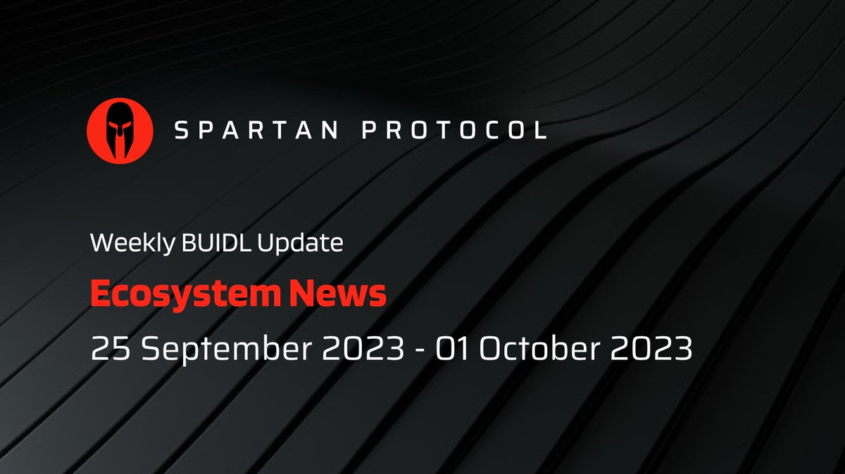 New $SPARTA article: blog.spartanprotocol.org/buidl-weekly-2… Welcome to another weekly wrap-up, Spartans! Thanks to all the community contributors and friends who helped Buidl, promote and support during the week! Read on for the update