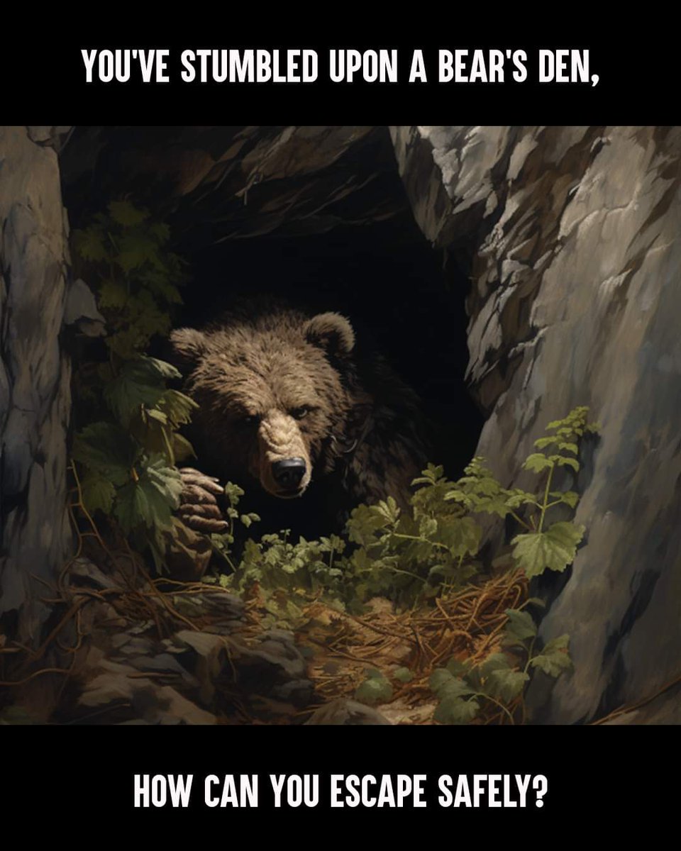 dominhan_1986's tweet image. How could you keep yourself safe from a bear? 🐻
#HowToSurvive
From: What If
