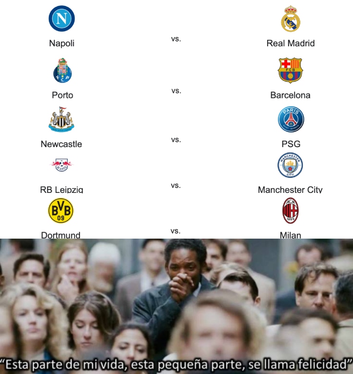Señoras y señores, es de nuestro agrado informales que viene SEMANA DE UEFA CHAMPIONS LEAGUE.