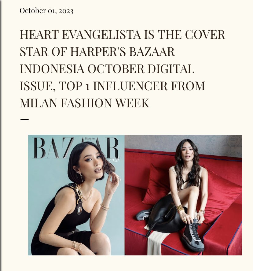 Heart Evangelista in the Press (@lovemarielately) / X