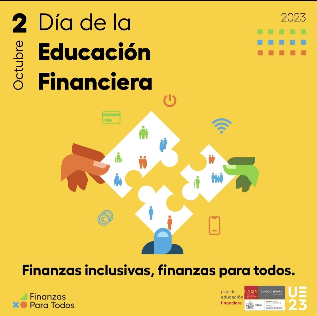 Recordar que hoy #2Oct celebramos el #DiaEducaciónFinanciera2023 con la final del concurso de Conocimientos Financieros y acto institucional en la sede de @DGobAndalucia
Puedes seguir en directo finanzasparatodos.es/diadelaeducaci…
No te lo pierdas¡¡
#EducaciónFinanciera #FinanzasParaTodos