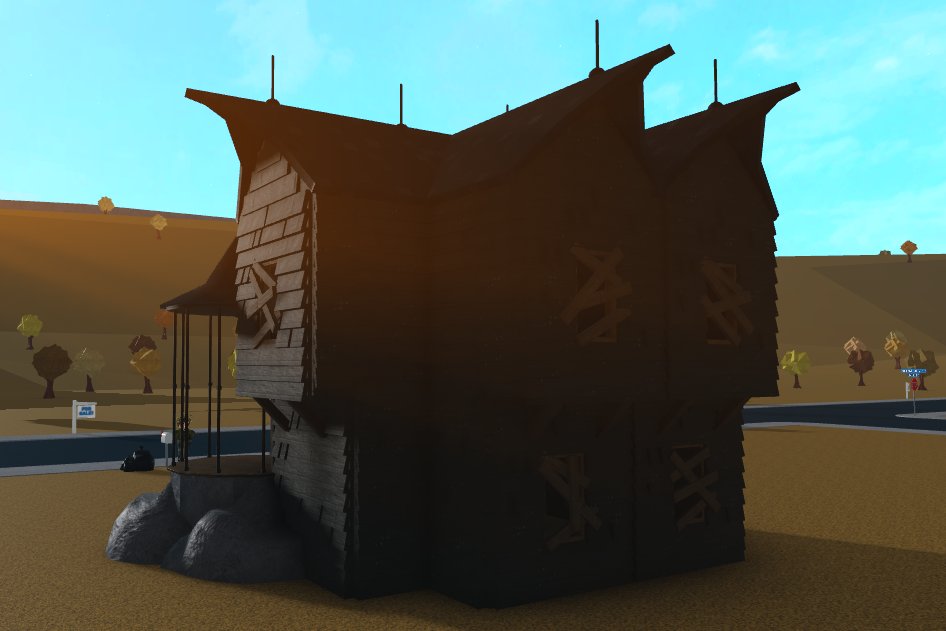 evan_builds's tweet photo. I don't typically build houses but I thought I'd give it a try! I made this completely out of basic shapes and structurals (besides the plants, rocks, and plungers on the roof lol). https://t.co/BRvDM8lLAk