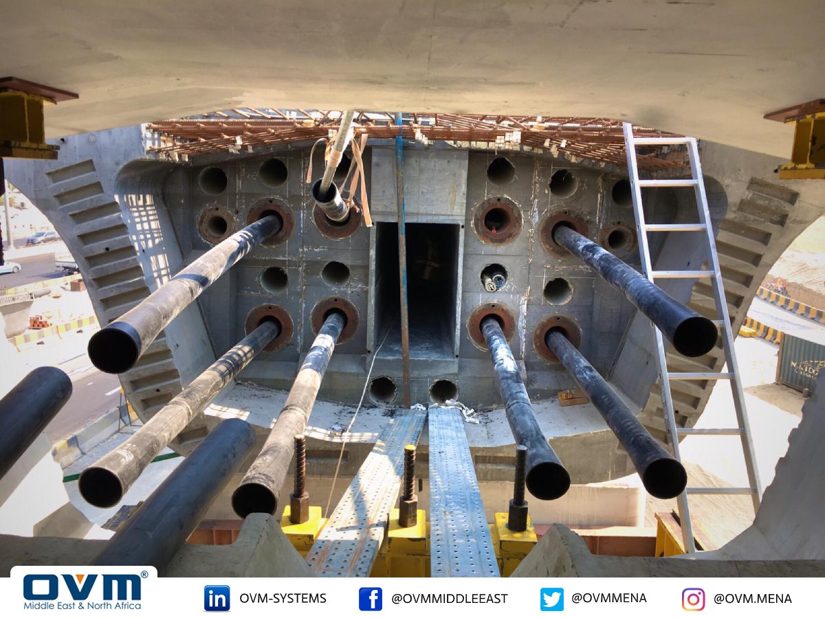 OVMmena's tweet photo. {Photos} Application of OVM Prestressing system during the construction of “Roads and Bridges construction/maintenance for sections of South Surra area in the vicinity of Jaber Al-Ahmad Al-Sabah Hospital” Project which was completed in 2021 in Kuwait.

#OVM https://t.co/FIq2ZhUTQJ