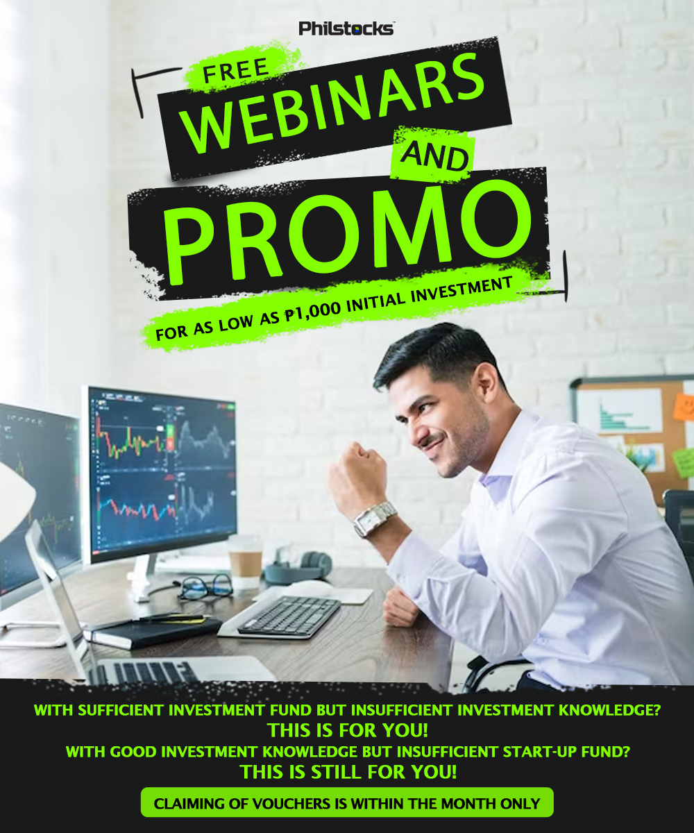 Philstocks_'s tweet photo. FREE Learnings and GET BIG DISCOUNT by attending our Webinars every month!

Read the full mechanics and register now: https://t.co/FOsut0oW3r

Open an account: https://t.co/oC0jJZdmfC
#Philstocks #investmentopportunity #promo #investmentpromo #winvesting #invest  #stockmarket https://t.co/GX1dHXGd02