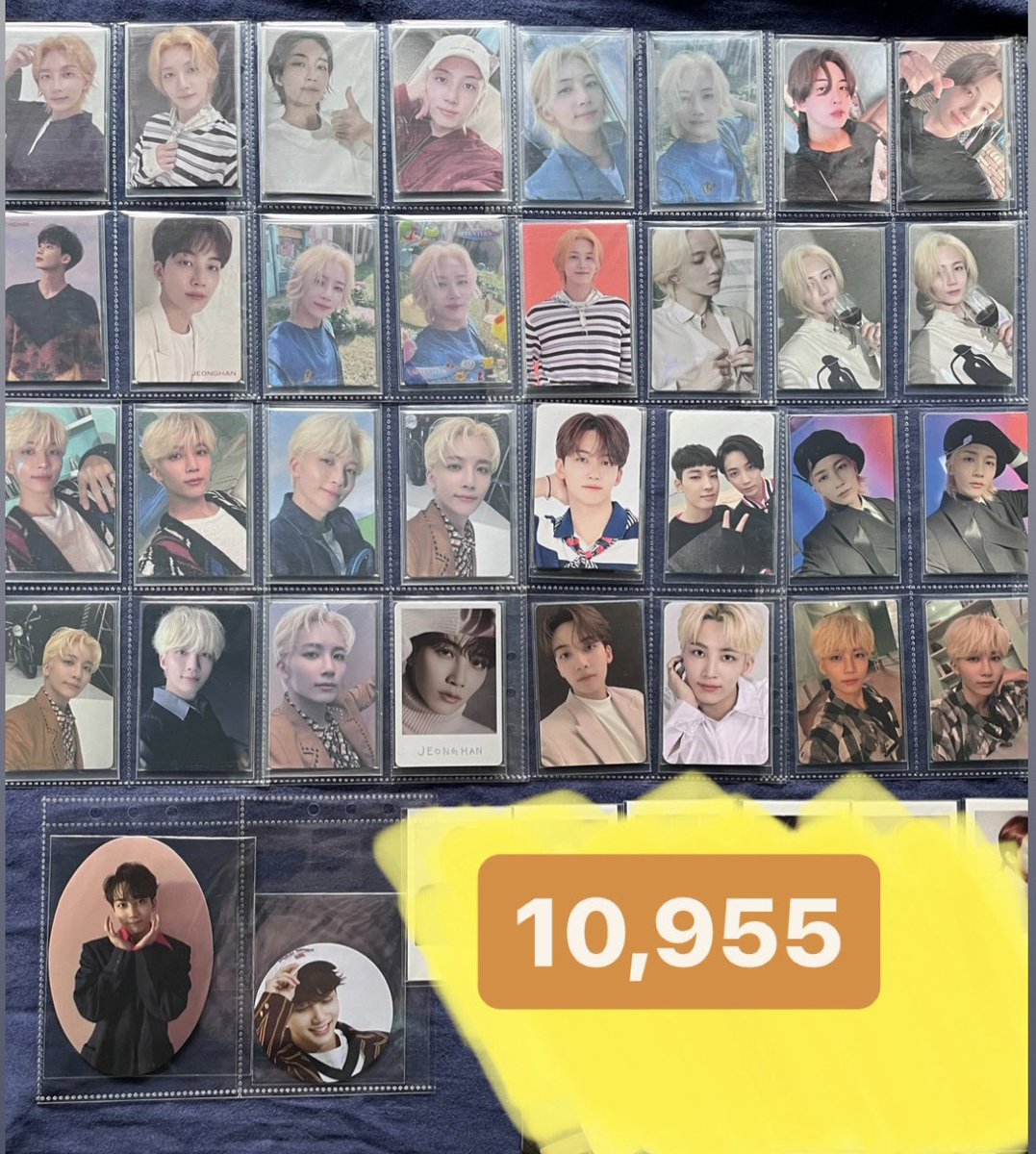nonusells's tweet photo. wts lfb ph onhand

jeonghan photocards + random members

37,895php for the whole set
 - 37,000 if payo
 - 5k dp payo to reserve, remaining balance within 10 days (5k dp is non-refundable)

no price breakdown &amp; no to sensitive buyers
pcs with yellow marks have dents/marks https://t.co/lkw0vsUs8l