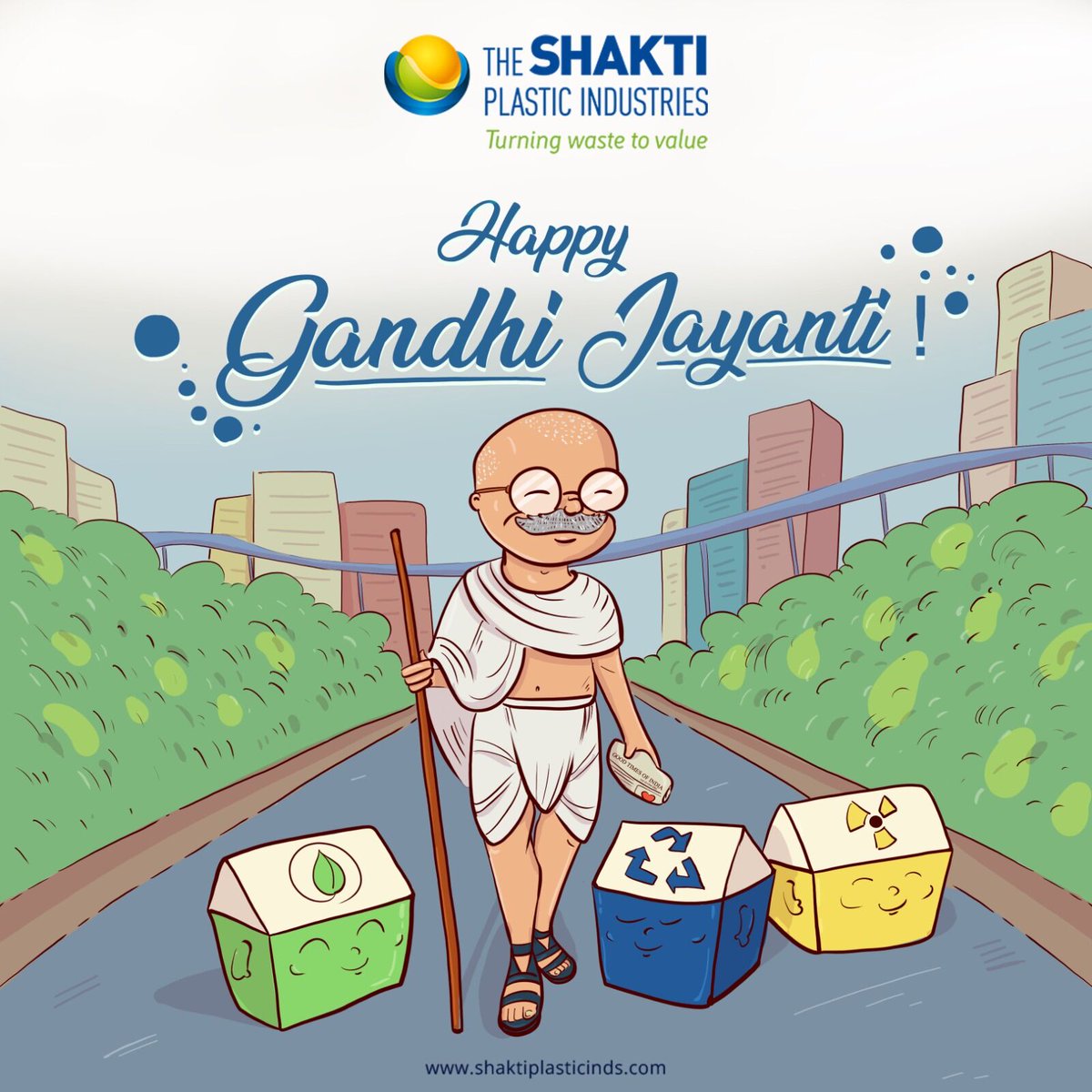 Rahulvpodaar's tweet photo. 🌱 On Gandhi Jayanti, let's honor the Mahatma's legacy by embracing eco-friendly choices!

Say no to plastic and pave the way for a greener, cleaner tomorrow! 🌍 #GandhiJayanti #PlasticFreeWorld https://t.co/YUsP1Fjsia