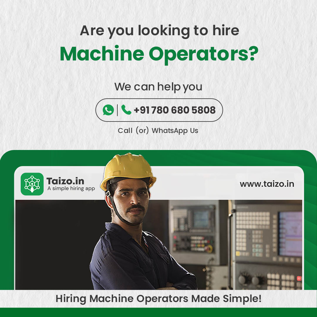 TaizoTech's tweet photo. At https://t.co/JZ2H4u2iuO, we understand your skilled workforce needs in the manufacturing industry. Our success stories, like connecting Mr. S.DINAKARAN with a suitable #VMC machine operator in just 5 days, speak for themselves!
#Manufacturing #JobReady #SuccessStories #TaizoIn https://t.co/CpDKRnNIBA
