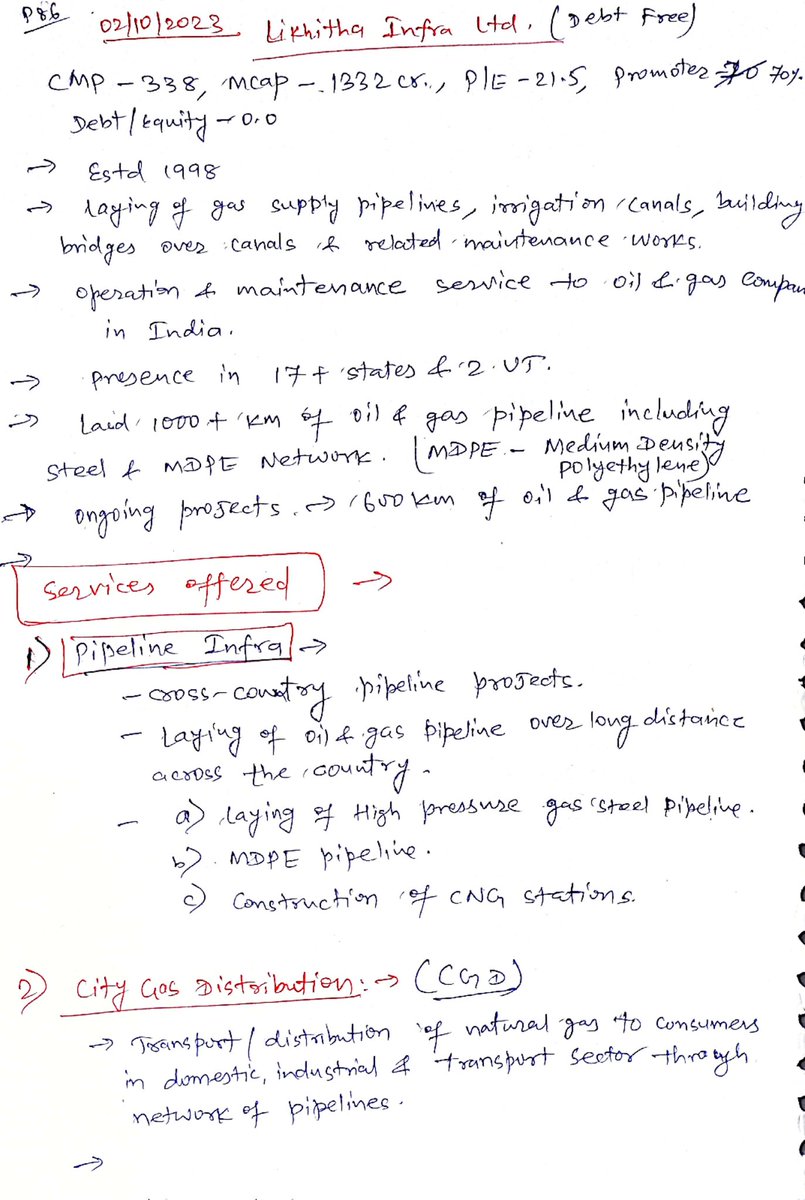 microturnsmacro's tweet image. #LikhithaInfra Study notes just for learning purpose. No buy/sell recommendation.