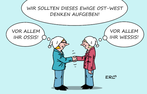 #TagDerDeutschenEinheit (Cartoon von Erl)
