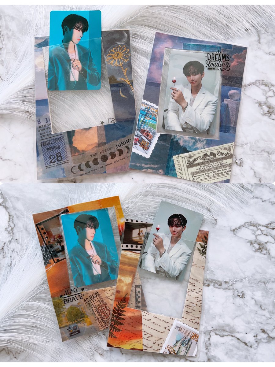 アルバムに収納できるトレカケース🕊💌
 #コラージュトレカケース
 #JUNHO  #2PM 
 #ハガキサイズ