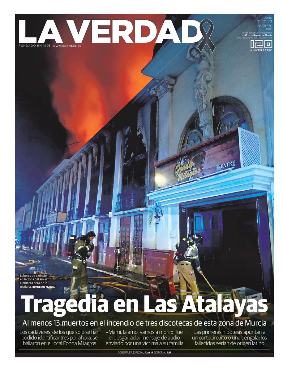 Buenos días 📰 Estas son las portadas de hoy en nuestras ediciones impresas de #Murcia y #Cartagena 📲Toda la información en laverdad.es