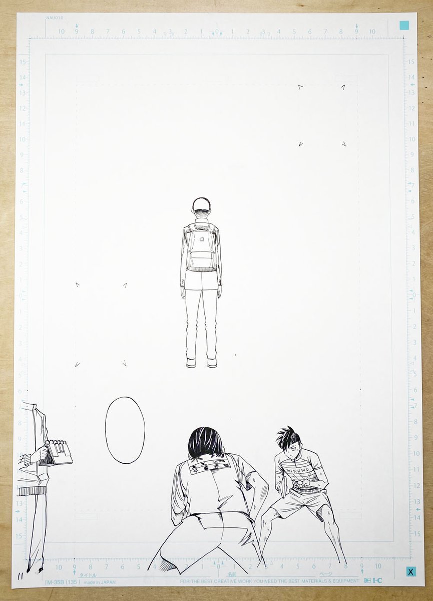 前回のネームと線画と完成原稿。
アシスタントさんの腕が炸裂した前回のラストページ。土門の心情が表れているような背景を入れてくれました。すごい!
#スリースター #卓球 #サイコミ
https://t.co/xoemH9sjtZ 