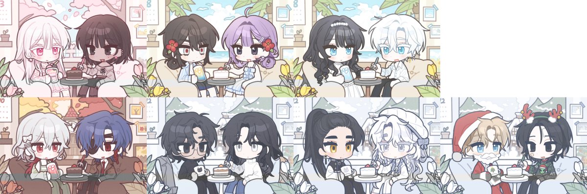 최근 작업했습니다..! 바쁘다보니 점점 마감일에 꽉 맞춰서 드리는 상황이 반복되네요 🥺💦 시간적 여유가 생길 때까지 커미션은 잠시 내려놓고 쉬어갈 것 같습니다..~ 부족한 커미션인데 늘 찾아주시는 분들..! 행복하시구요... 다음에 뵐게요 🙆‍♀️❤️ 트위터 계정은 로그아웃 해둡니다 ^_^