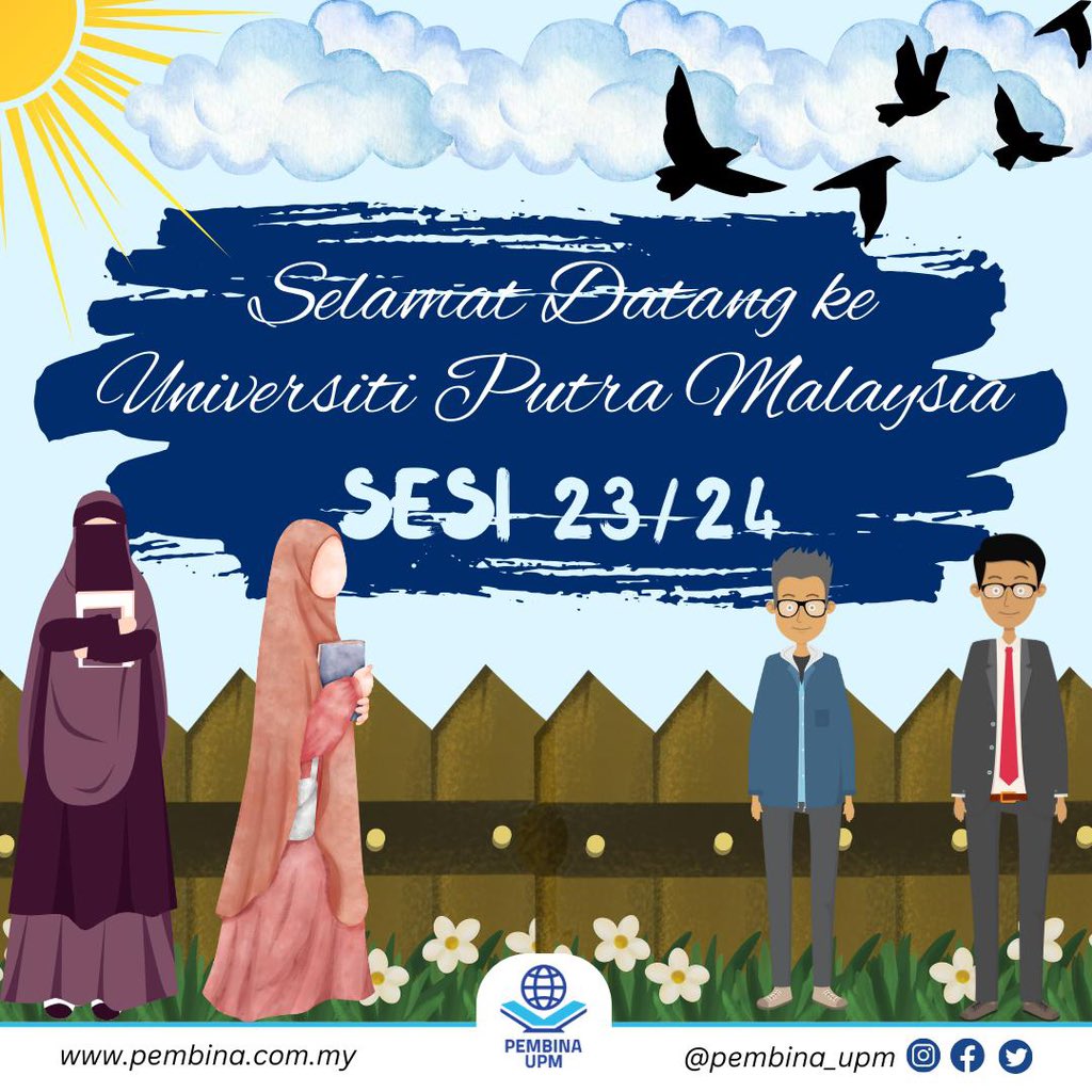 pembinaupm's tweet photo. Selamat menempuhi alam Universiti.

Sentiasa berusaha untuk buat yang terbaik dalam semua perkara.
Walaupun zaman ini akan ada naik turunnya, tetaplah berjuang hingga ke garisan penamat dengan penuh bersemangat. https://t.co/3oSvV6tP48