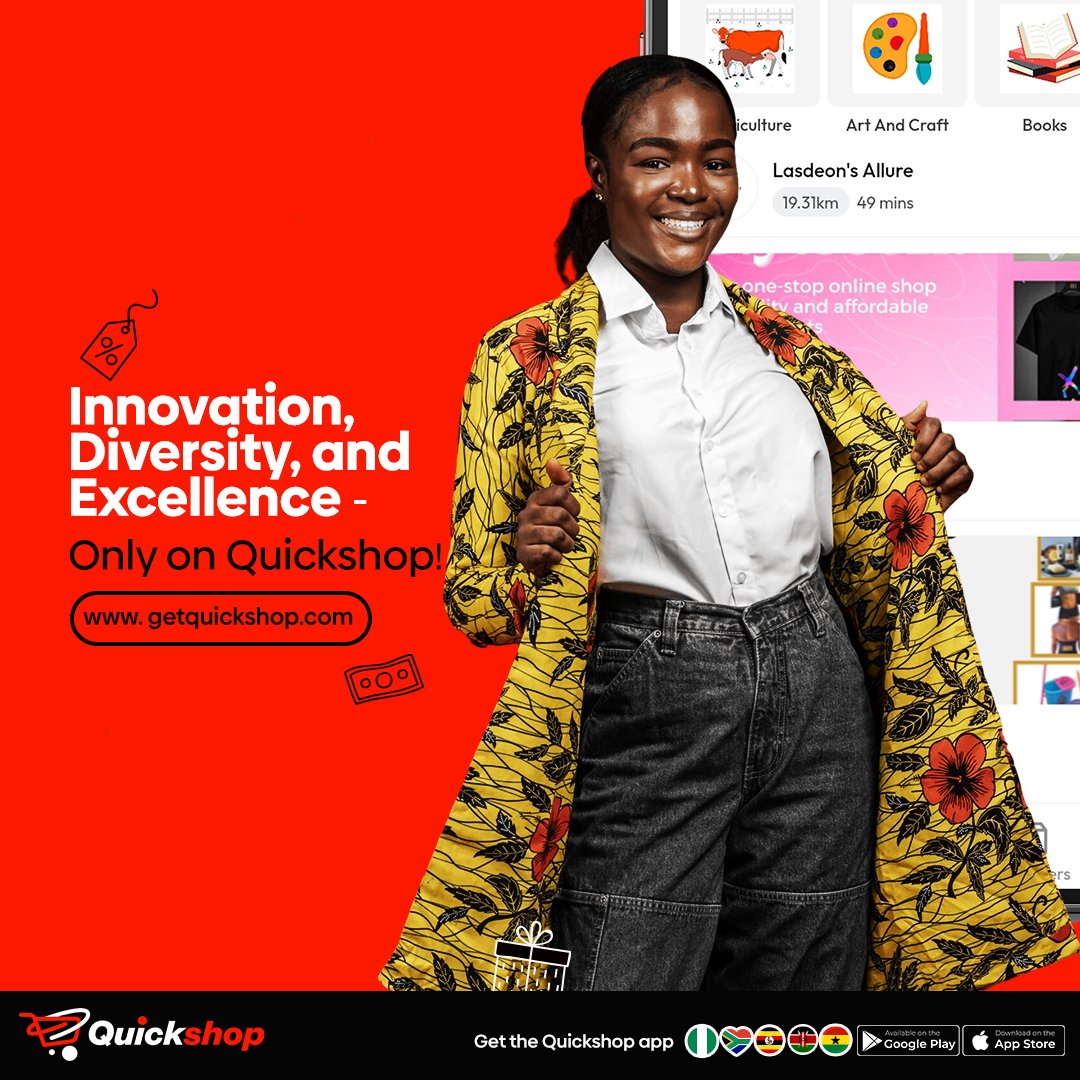PiocheBrio's tweet photo. African entrepreneurs, your journey starts here. Quickshop provides the launchpad for your ideas, offering the resources and support necessary to turn dreams into reality. https://t.co/hMjStefX81