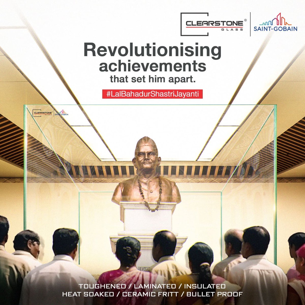 ClearstoneGlass's tweet photo. Let's bow to a leader whose revolutionary achievements painted the sky with ambition.
Happy Lal Bahadur Shastri Jayanti๐๐ป
#HappyLalBahadurShastriJayanti #topical #clearstoneglass #glassmanufacturers #toughenedglass #Laminatedglass #Insulatedglass #reflectiveglass #Siliguri https://t.co/ZH2ZVSaTms