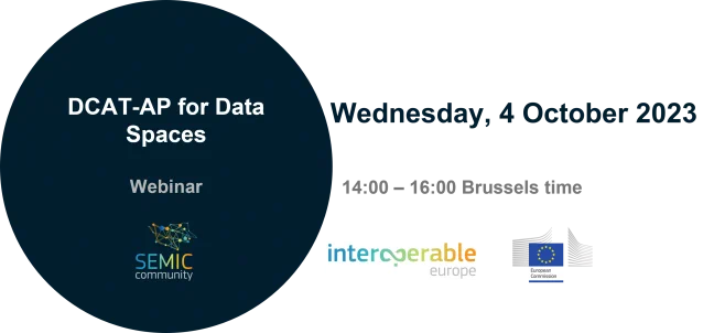 #OpenData #interoperability #PublicAdministrations #DGGrowth #DataExchange #DataSpaces #Webinar #DataInnovation #InteroperableEU #Joinupevent