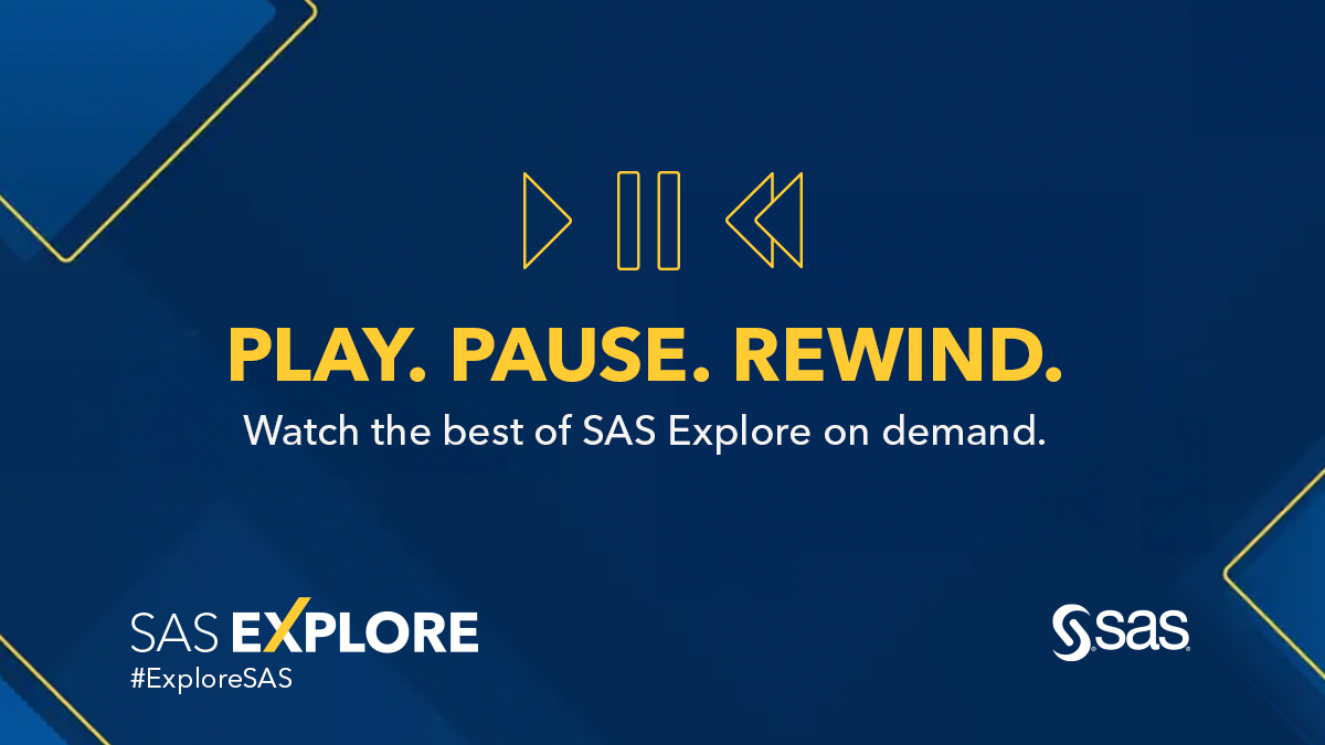 bangeragr8's tweet photo. Looking for hot tech topics like generative AI? Cool demos? Inspiring keynotes? We compiled 4 days of innovation and learning into our very best of SAS Explore. Check it out on demand... but only for a limited time. ⏰ #ExploreSAS

https://t.co/0jJp7gg90K https://t.co/FT2cjyPJ6F
