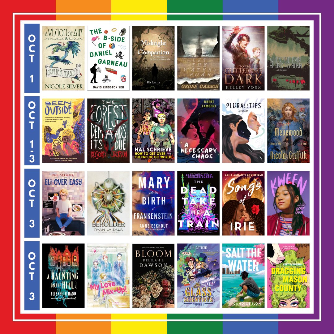 Eli Over Easy by Phil Stamper
Beholder by Ryan La Sala
Mary and the Birth of Frankenstein by Anne Eekhout
The Dead Take the A Train by Cassandra Khaw &amp; Richard Kadrey
Songs of Irie by Asha Ashanti Bromfield
Kween by Vichet Chum