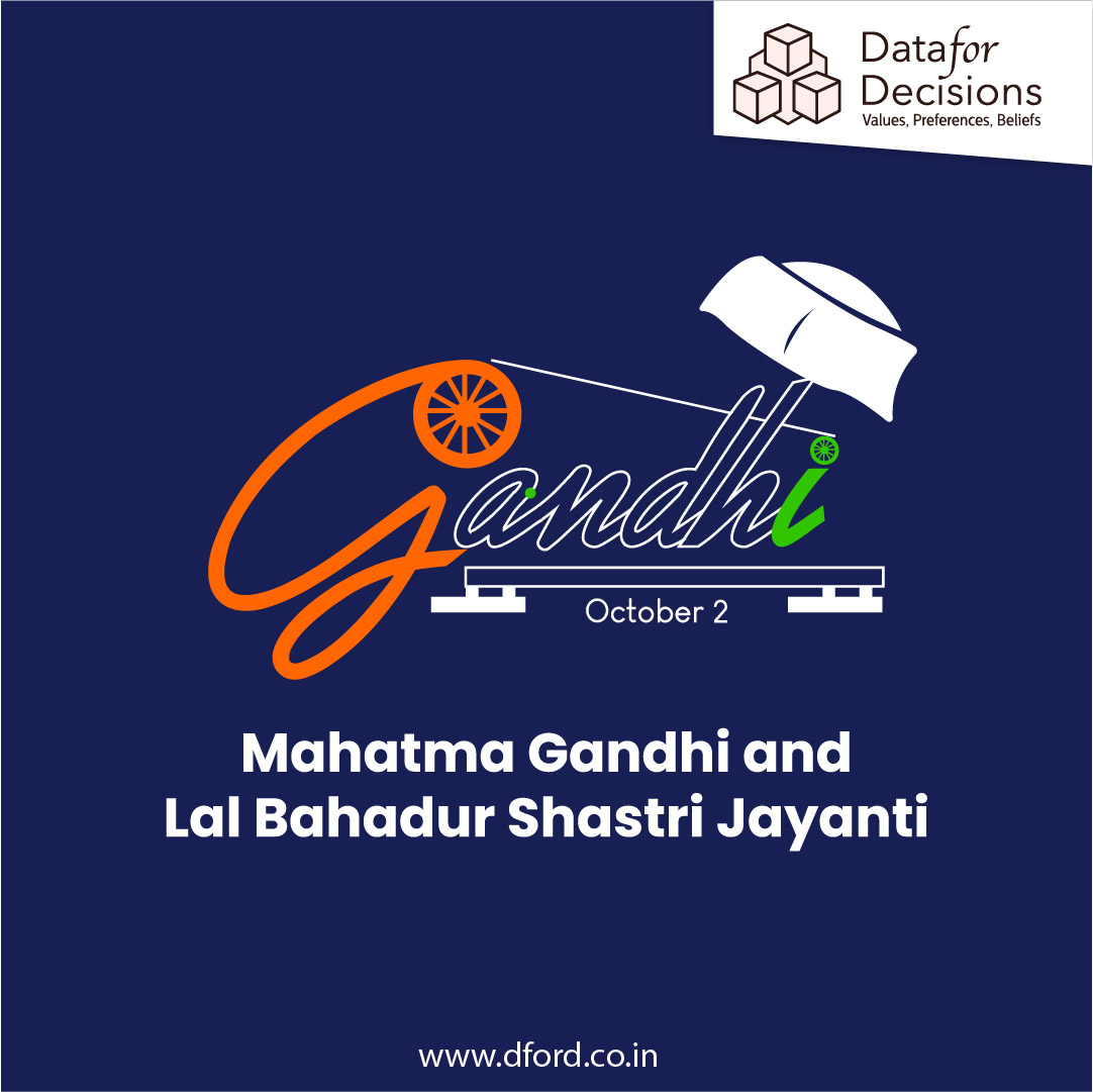 DecisionsFor's tweet photo. Today, we pay tribute to two remarkable leaders on their Jayanti: Mahatma Gandhi and Lal Bahadur Shastri. Their unwavering principles, dedication to our nation, and commitment to progress inspire us all.
#DataForDecisions #DforD #GandhiJayanti #ShastriJayanti #LeadershipLegacy https://t.co/Kb7A1W5iI6