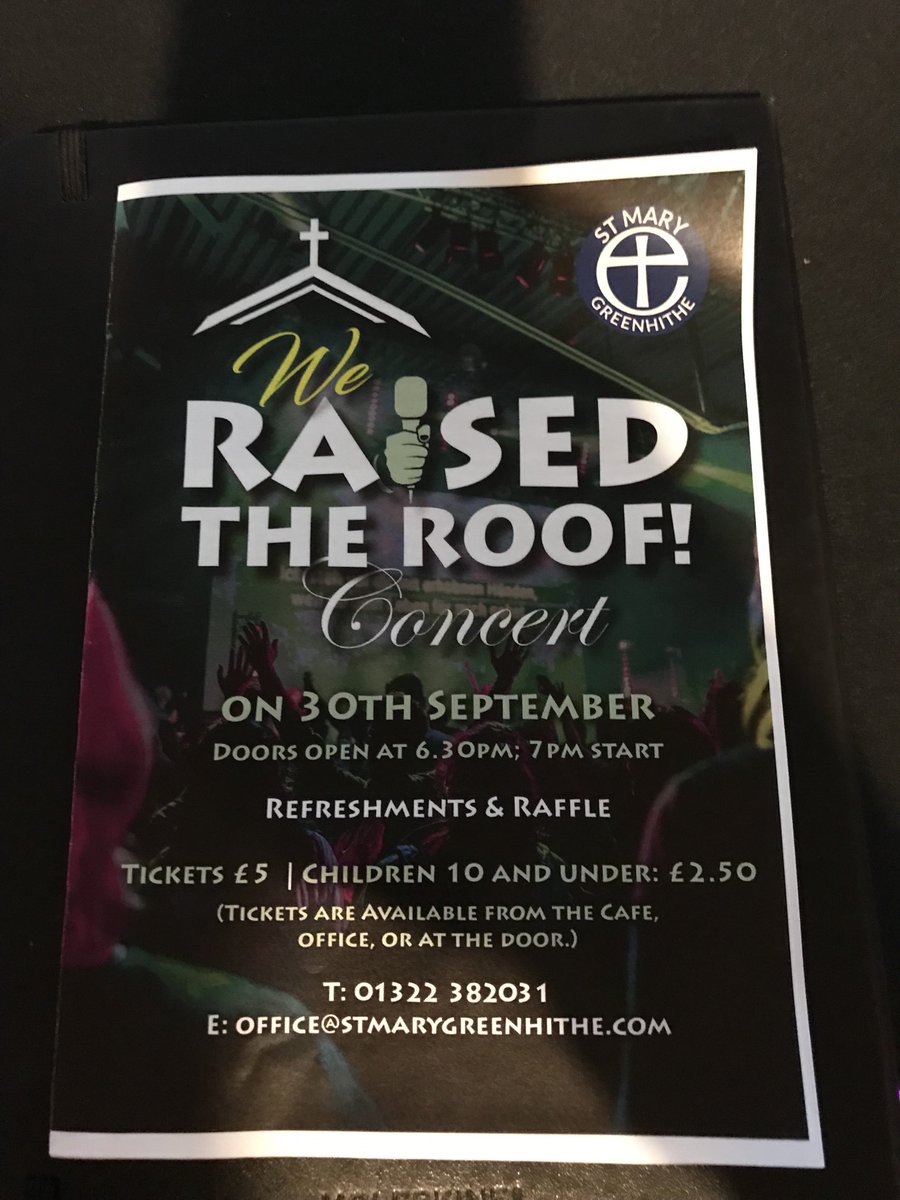 ⁦<a href="/SeeOfRochester/">@SeeOfRochester</a>⁩ Wonderful to celebrate God’s goodness with amazing musicians as St Mary Greenhithe complete their fully funded roof project.