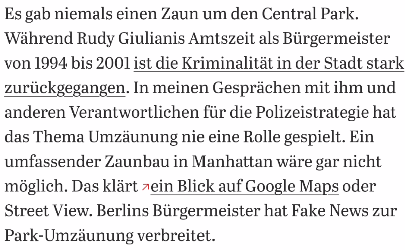 unzulaenglich's tweet photo. "Wenn mir eine Geschichte in den Kram paßt, darf ihr die Wahrheit nicht im Wege stehen", so das Motto von @kaiwegner.
Der Central Park hatte nie einen Zaun, der ihn laut #Wegner angeblich befriedet hätte, so der Kriminologe Thomas #Felte.
#Görli
https://t.co/WmVzosgtrd https://t.co/3bHaTs4Kss