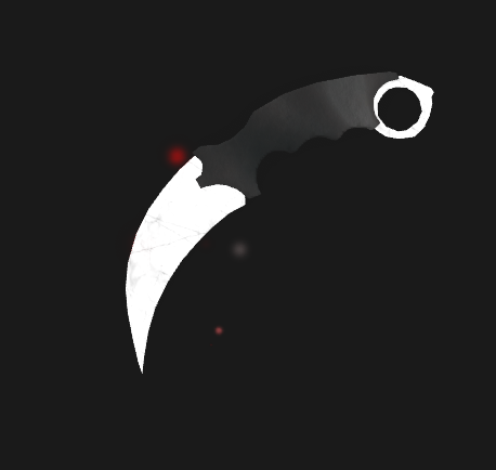 lmjsIazy's tweet photo. Karambit knife (created by me in Blender) #RobloxDev #RobloxDevs #robloxart https://t.co/2hpILtLI6v