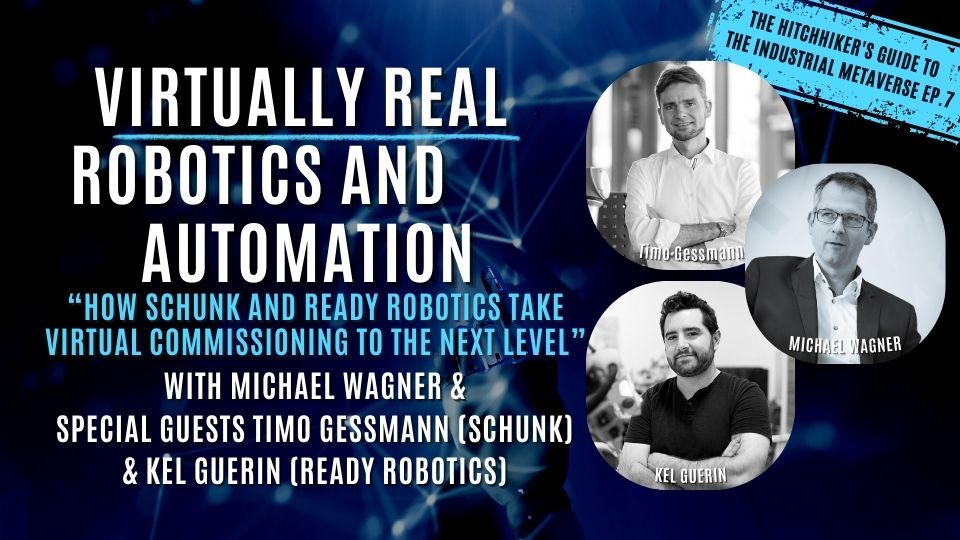 ipologOfficial's tweet photo. "Virtually Real - Robotics and Automation!"

📢 Don't miss it! - the latest episode of our live stream event! - "The Hitchhiker's Guide to the Industrial Metaverse"
https://t.co/CyCjg4PCwo https://t.co/giWF0OnlPt