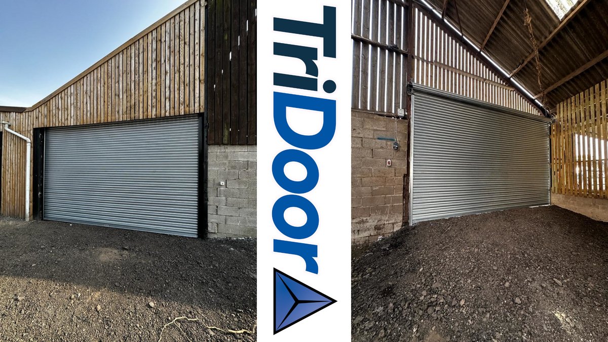 tridoor's tweet image. We installed a tube motor roller shutter on a farm building recently inc additional steelwork to allow fitting of the door. 
📞01226 786178
📩info@tridoor.co.uk
🌐tridoor.co.uk
#manualoverride #powerfailure #galvanishedfinish #tubemotorrollershutter #farmbuilding