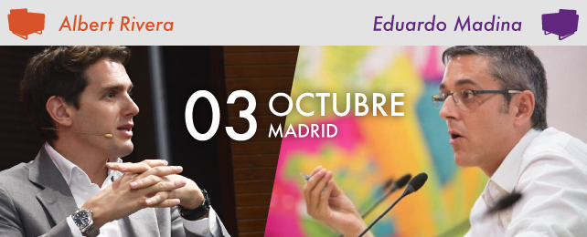 “Ahora, ¿qué?: Nuevos retos socioeconómicos” será el título del #DDVMadrid con @Albert_Rivera y @EduMadina Más información: ow.ly/m6mi50PQ2nE @dialogos_para