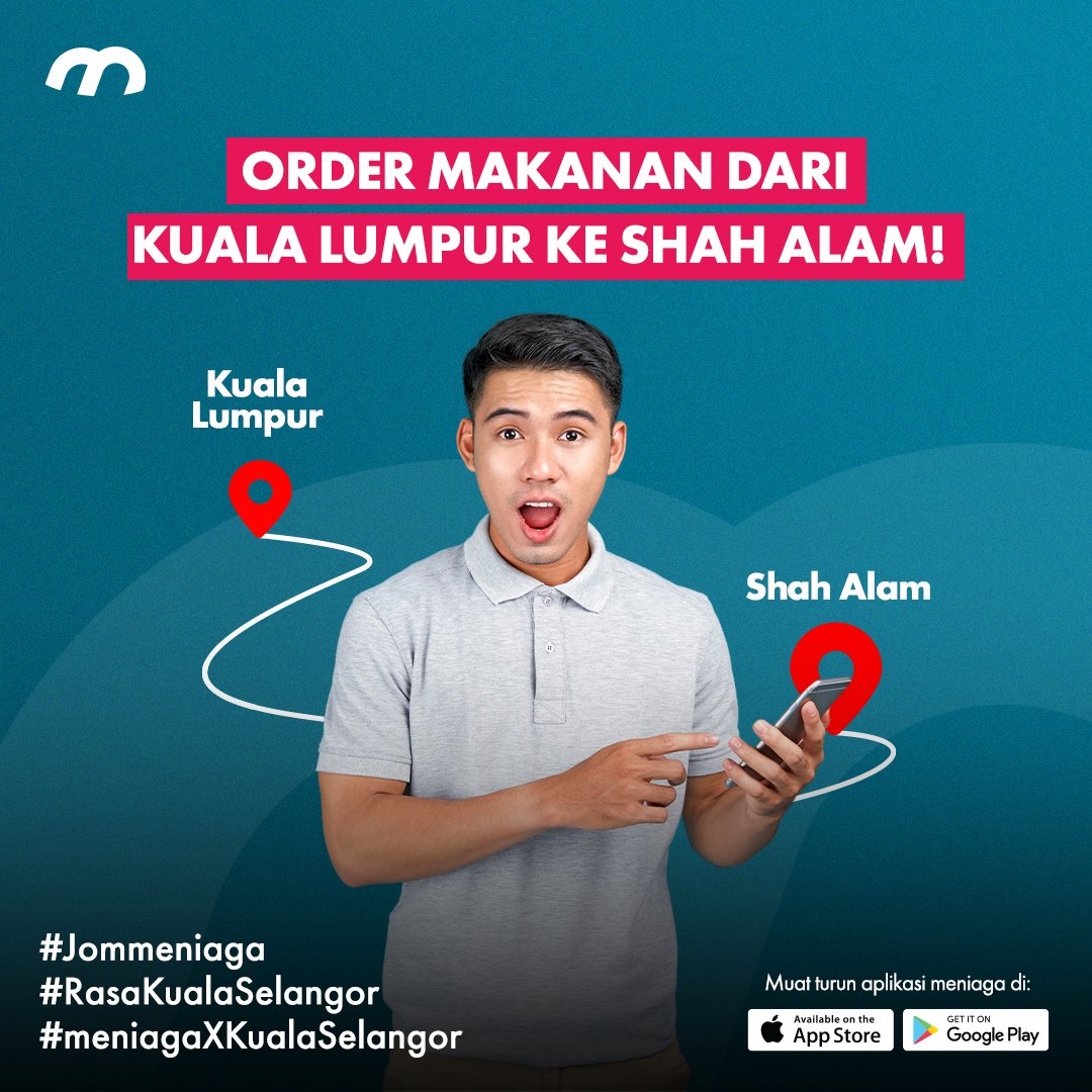 korang! meniaga sekarang dah ada feature 20KM radius tau. So, lepas ni nak order makanan dari Kuala Lumpur ke Shah Alam pun takde masalah 😆