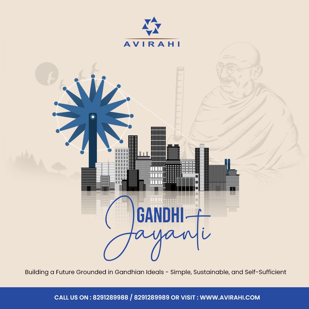 In Gandhi's Footsteps: Crafting a Future of Simplicity, Sustainability, and Self-Sufficiency!
.
#GandhiJayanti #gandhijayanti2023 #principlesofgandhiji #dholeraplots #Dholera #Avirahi #Avirahicity #Dholerasmartcity