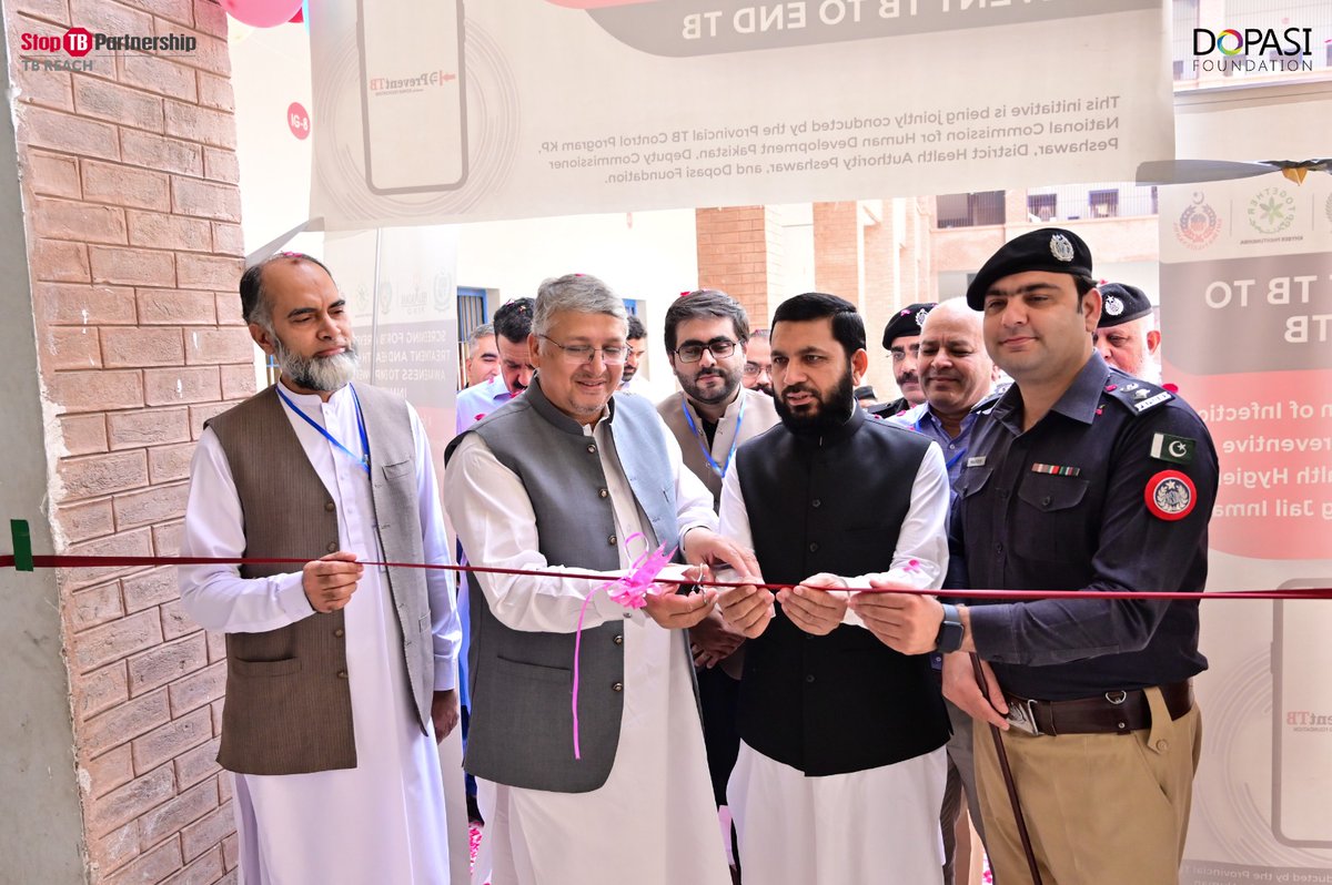 Stop TB Partnership Pakistan (@stoppartnership) on Twitter photo A week-long #TB Screening was organized at the Central Jail Peshawar for inmates in collaboration with NCHD and PTP KP. The activity was inaugurated by the DG NCHD Mr. Mirza Nasir Ud Din Mashhood and IG Prisons Hamid ul Rehman. <a href="/StopTB/">Stop TB Partnership</a> #EndTB #AI #TBReach #Wave10 #UHC #Dopasi A week-long #TB Screening was organized at the Central Jail Peshawar for inmates in collaboration with NCHD and PTP KP. The activity was inaugurated by the DG NCHD Mr. Mirza Nasir Ud Din Mashhood and IG Prisons Hamid ul Rehman. <a href="/StopTB/">Stop TB Partnership</a> #EndTB #AI #TBReach #Wave10 #UHC #Dopasi