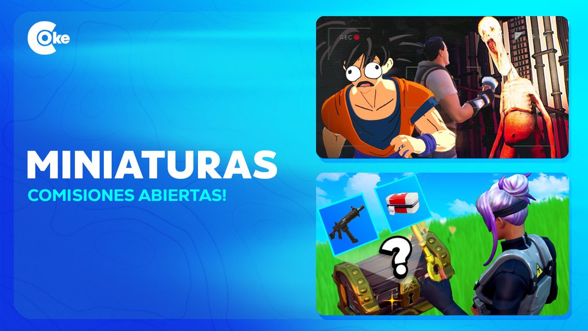 Si buscas un diseñador para miniaturas, banner, logo etc.
Comisiones Abiertas! Enviame MD para mas info.
#diseñador #miniaturas #designer #diseño