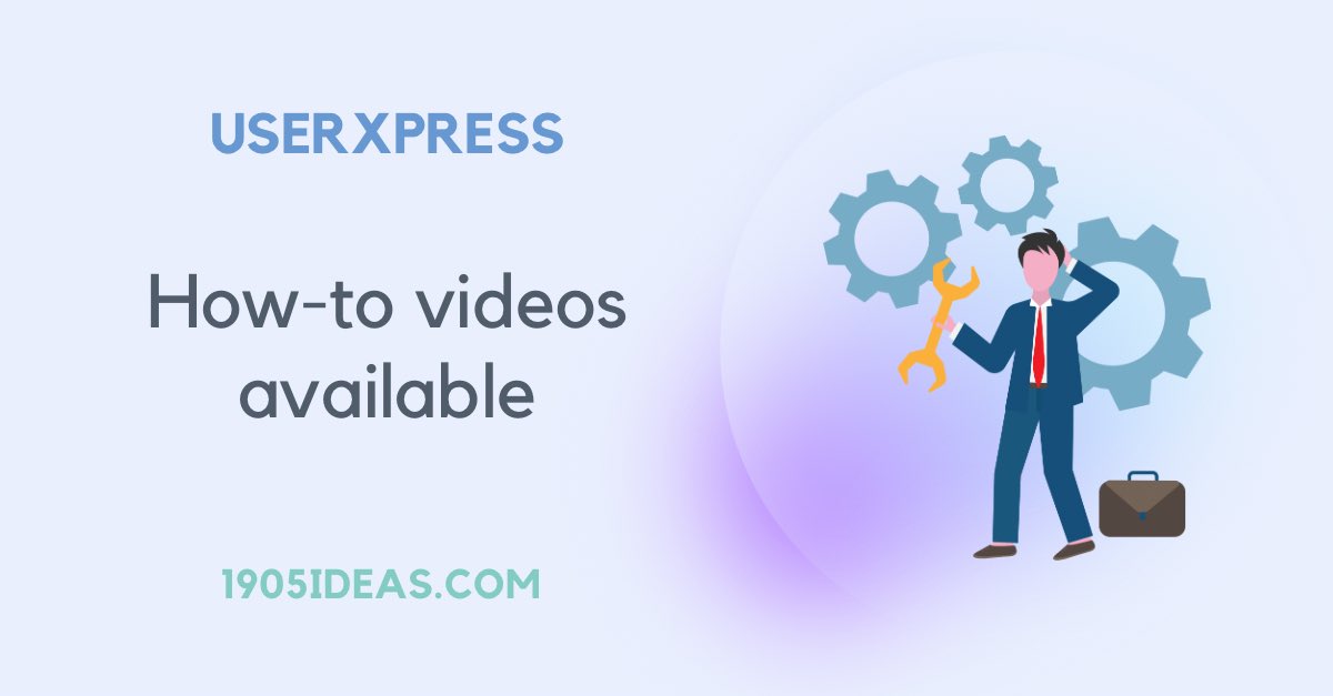 1905ideas's tweet photo. Discover the power of UserXpress with our how-to videos. Whether you're a seasoned pro or new to UserXpress, these tutorials will help you unlock its full potential. Check them out here https://t.co/6GBSRFPFVt  and streamline your software experience today! 

#UserXpress https://t.co/Louxh9bSkb