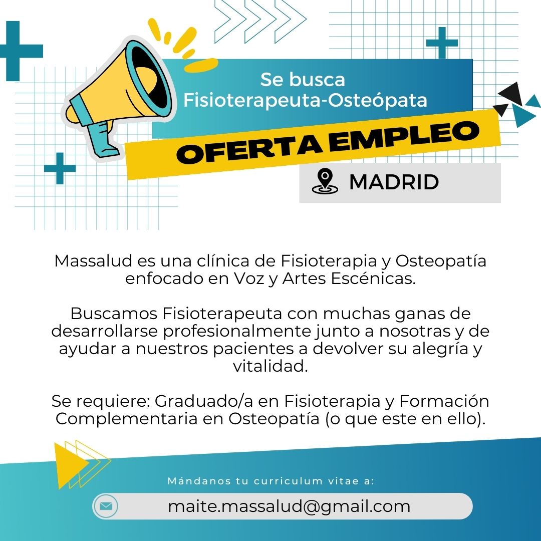 EOMOSTEOPATIA's tweet photo. 📢 ¡Oportunidades Laborales de Septiembre! 📢
Desliza para conocer las oportunidades de trabajo que te esperan. 💼👀 ¡No querrás perdértelas!

#EmpleoFisioterapeutas #Osteopatía #TrabajoSalud  #Fisioterapia #OportunidadesLaborales #FisioEmpleo #FisioJob https://t.co/mlqQNGZ2xw