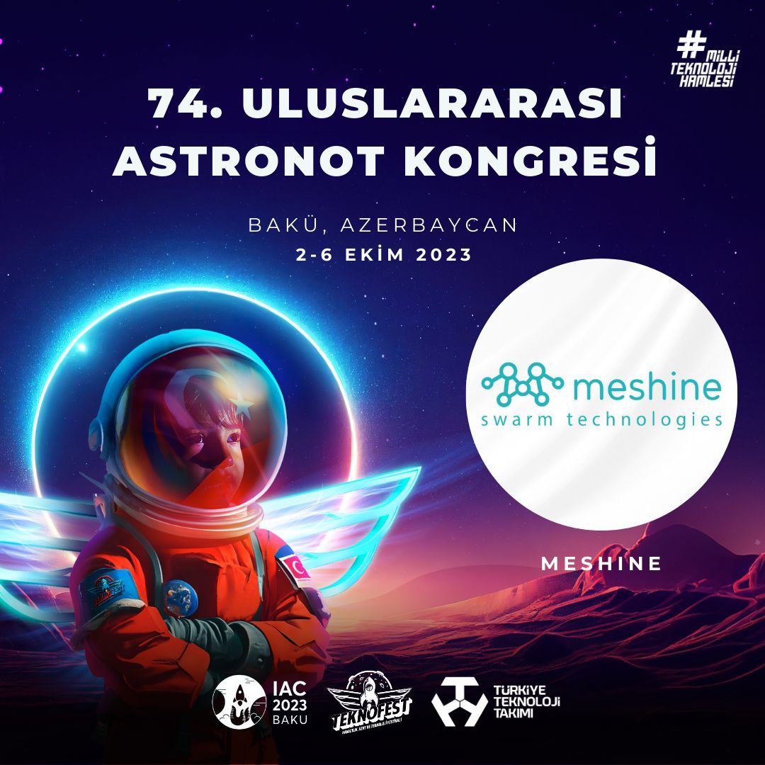 MeshineTech's tweet image. Meshine olarak Havacılık, Uzay alanındaki en güncel gelişmeleri bu yıl Bakü&apos;de kaynağından takip ediyoruz ! 
...
As Meshine, we follow the latest developments in the field of Aviation and Space from the source in Baku this year! 
@Iac2023 #IAC2023 @T3Vakfi @teknofest #Teknofest